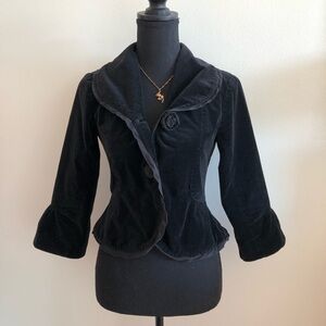 Black Velvet Women's Jacket